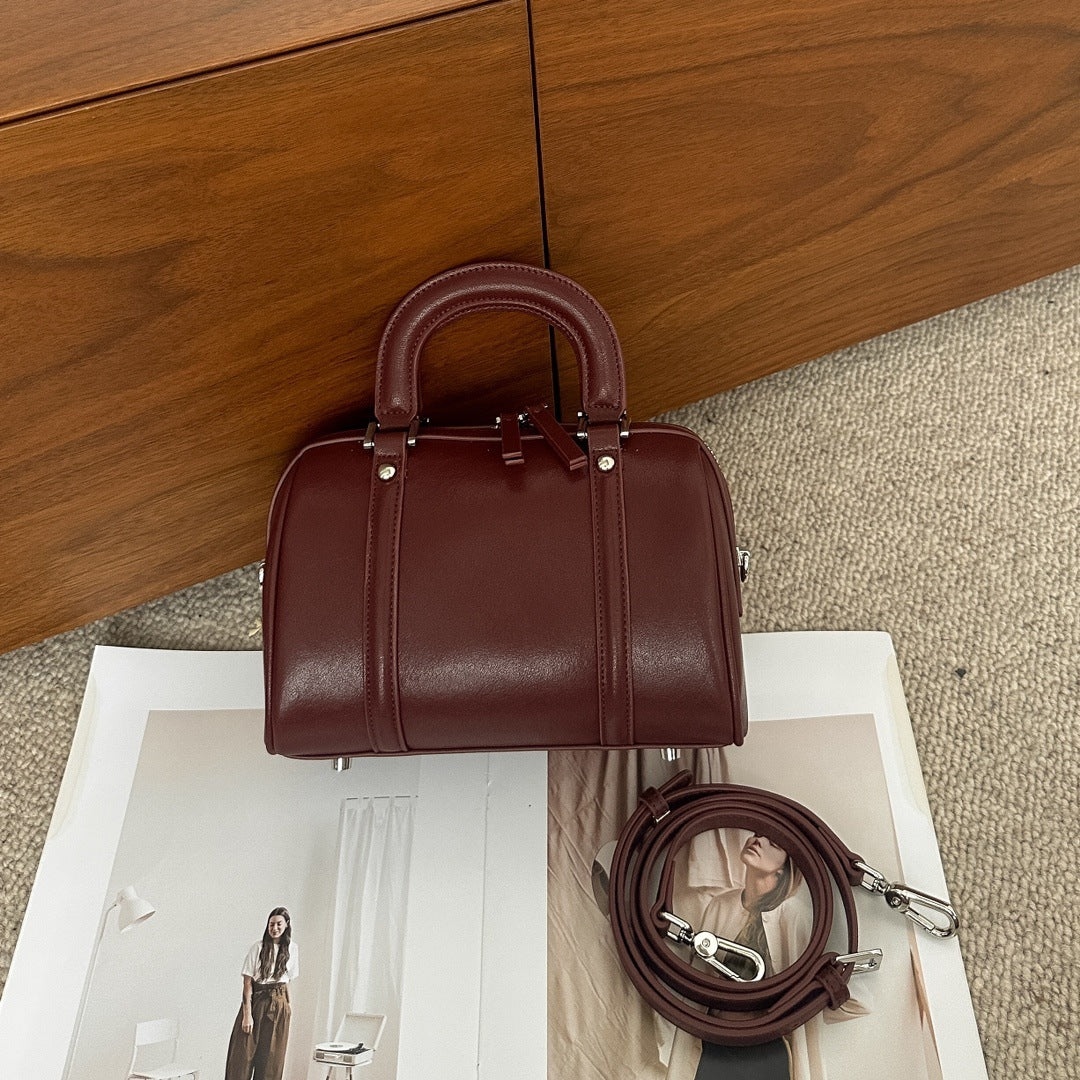 Leren schouder tas