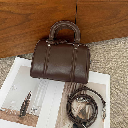 Leren schouder tas